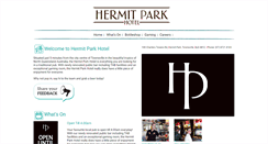 Desktop Screenshot of hermitparkhotel.com.au